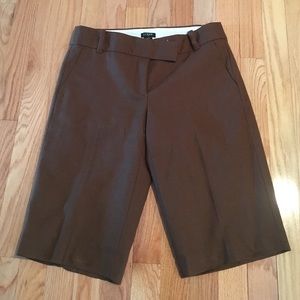 Brown wool shorts from J. Crew